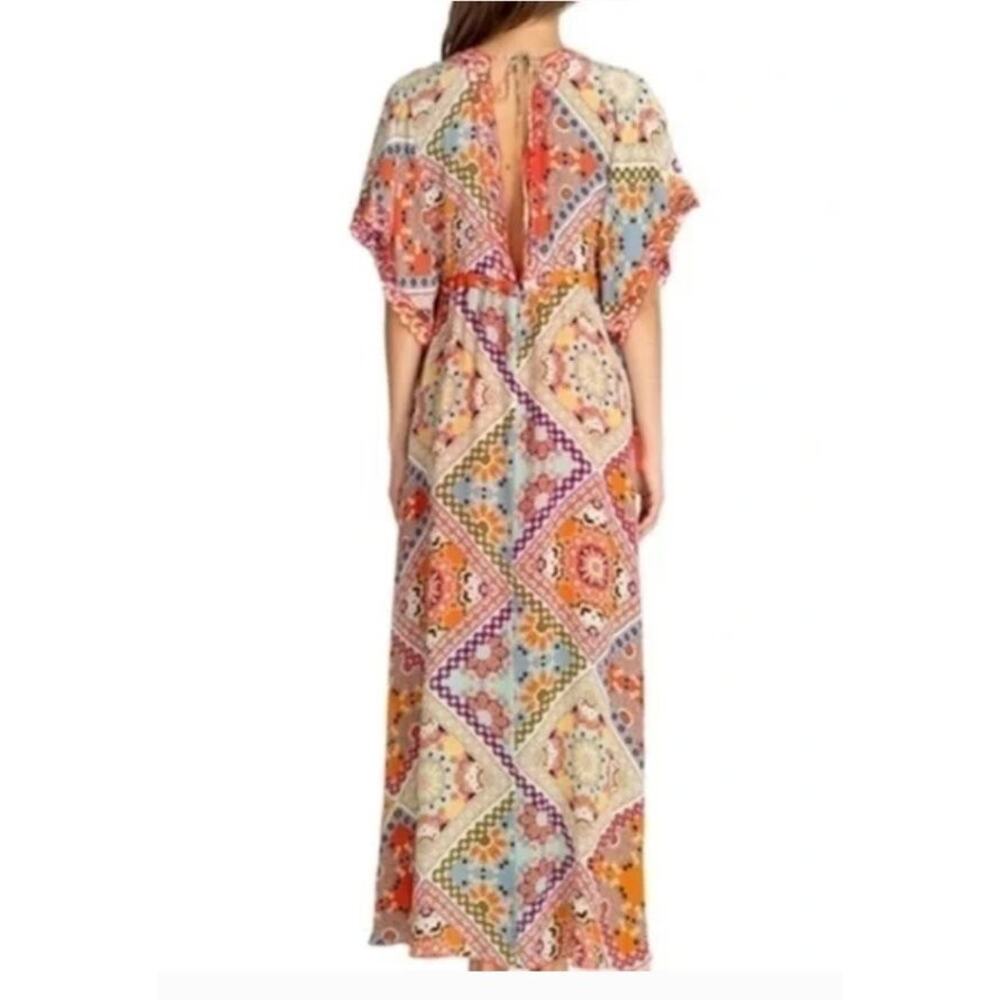 Johnny Was Multicolor Geometric Patchwork Maxi Dr… - image 11